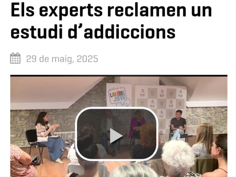 Experts alerten de la necessitat urgent de fer un estudi sobre les addiccions a Andorra. 