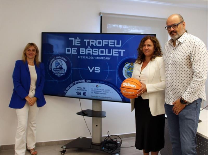 La recaptació de la setena edició del Trofeu Escaldes-Engordany de bàsquet seran per a Projecte Vida